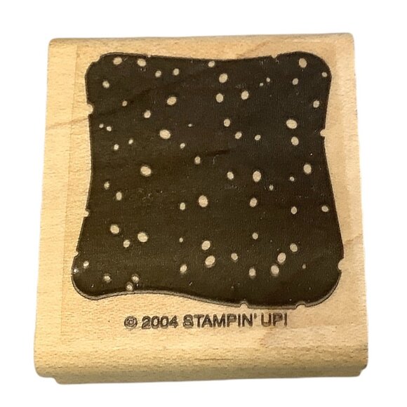 Stampin Up! Rubber Wooden Stamps Little Layers Abstract Patterns Picture Frame B - Picture 5 of 6